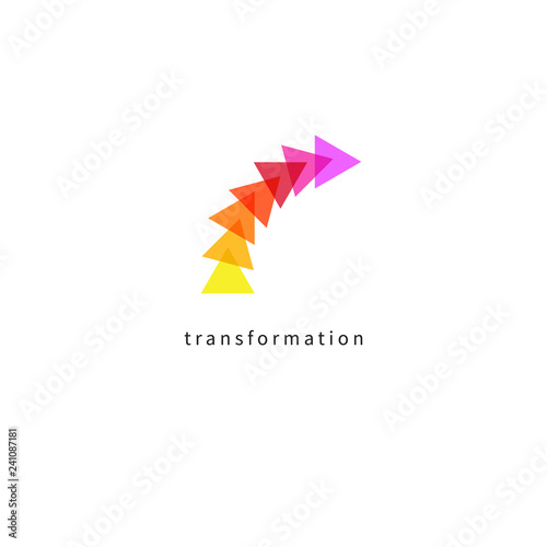 transformation, evolution, development icon