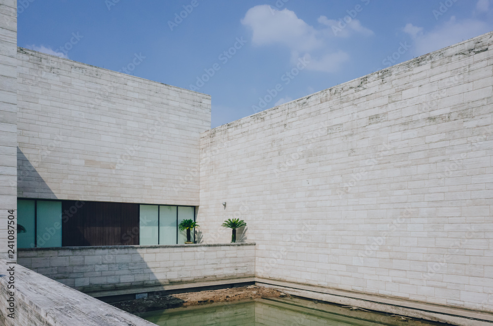 Exterior of the Liangzhu Museum, an archaeological museum dedicated to the Neolithic Liangzhu culture, in Liangzhu, Hangzhou, China Exterior of the Liangzhu Museum, an archaeological museum dedicated to the Neolithic Liangzhu culture, in Liangzhu, Hangzhou, China