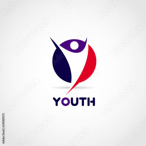 Colorful Youth Logo Symbol