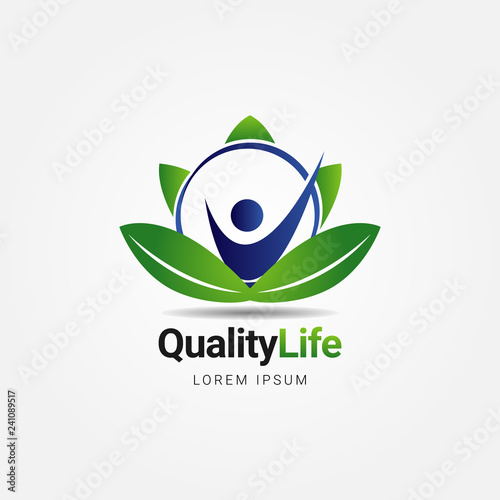 Quality Life Healthcare Logo Sign Symbol Icon