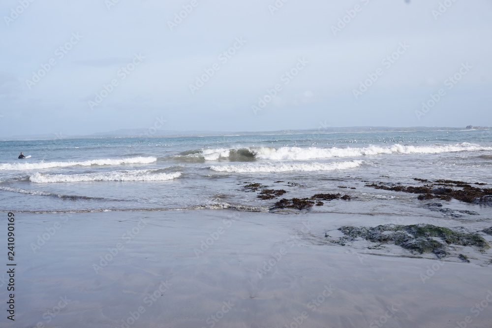 Fototapeta premium waves on beach