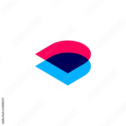 d dd letter logo vector icon overlapping style photo