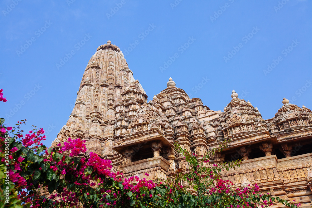 Kandariya Mahadeva temple in Khajuraho, India. Kandariya Mahadeva temple in Khajuraho, India.