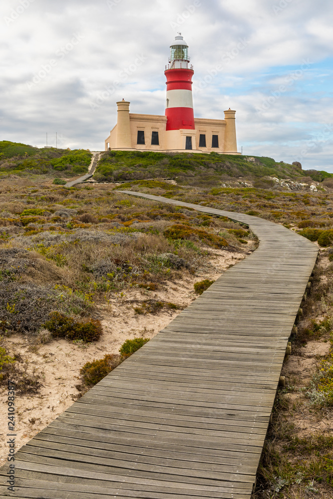 The Cape Agulhas lighthouse 