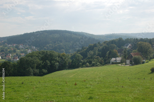 Blick vom Hahnberg Richtung Stemberg in Detmold Berlebeck