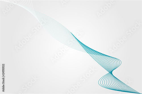 Fondo de hélice blanco y azul sobre fondo gris. 