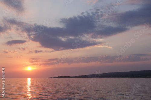 Fototapeta Naklejka Na Ścianę i Meble -  Sonnenuntergang auf der Segeltörn