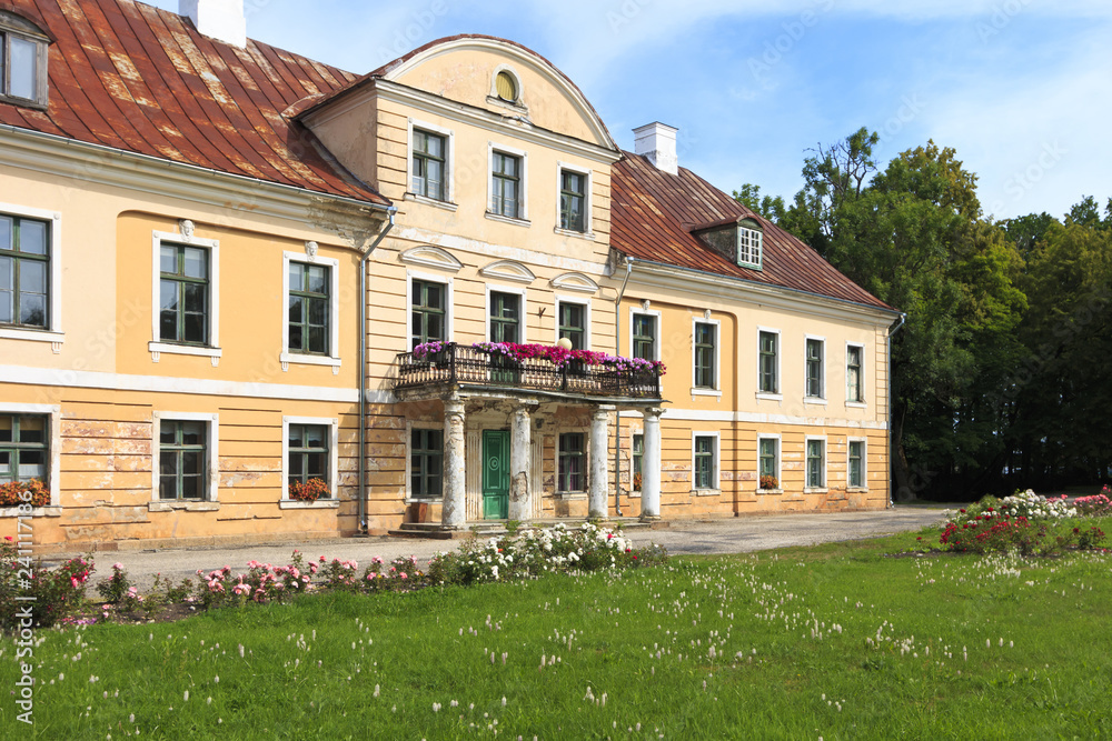 An old manor in Estonia near Paatsalu. An old manor in Estonia near Paatsalu.