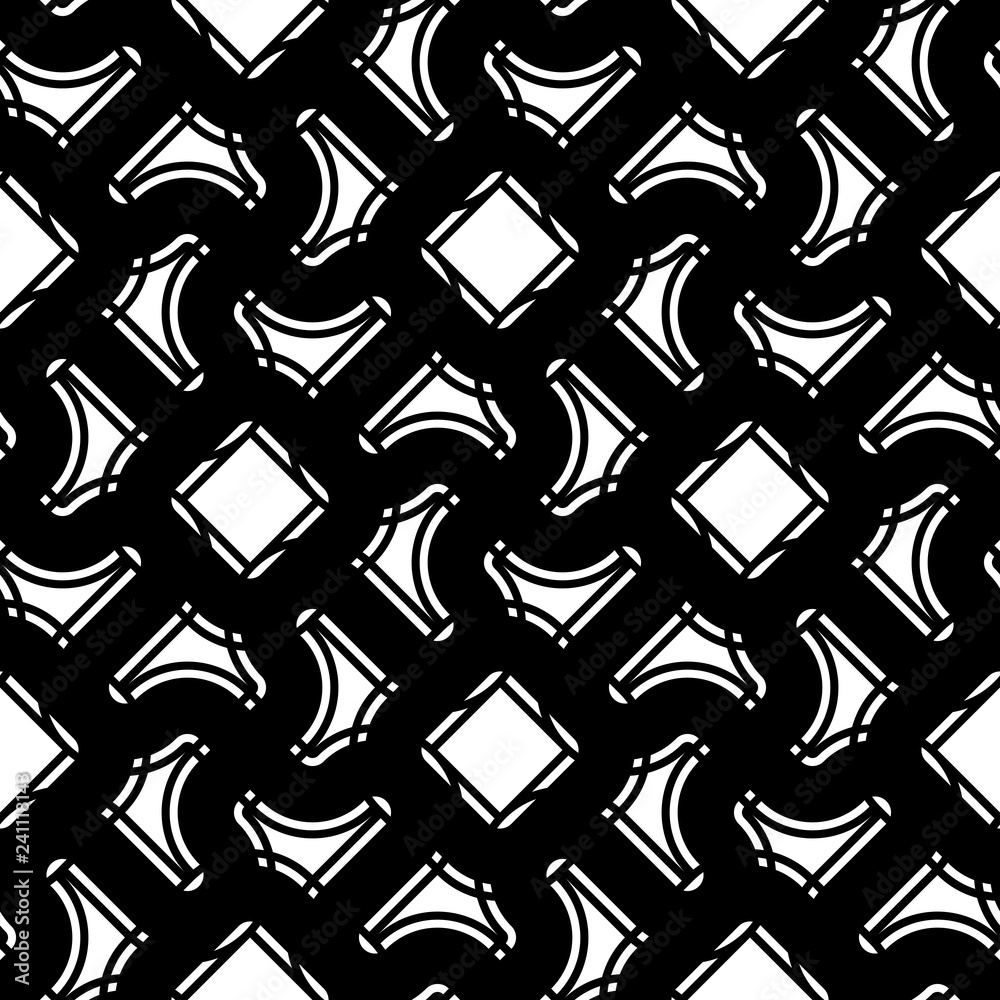 Design seamless monochrome geometric pattern Design seamless monochrome geometric pattern
