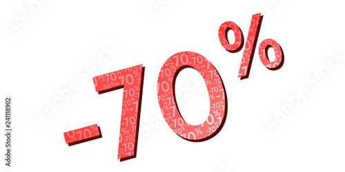 Bouton Fond de -70%