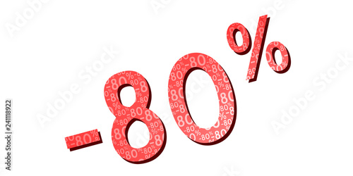 Bouton Fond de -80%