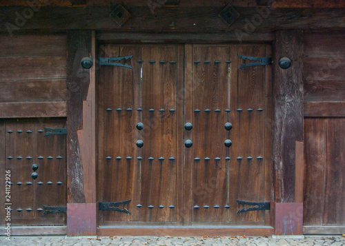 Japanese Traditional Wooden Gates  