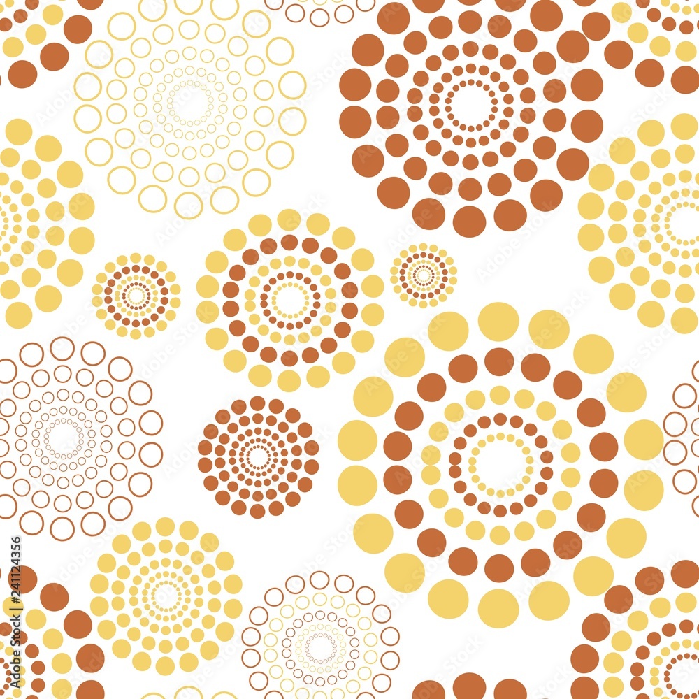 Seamless circle pattern Seamless circle pattern