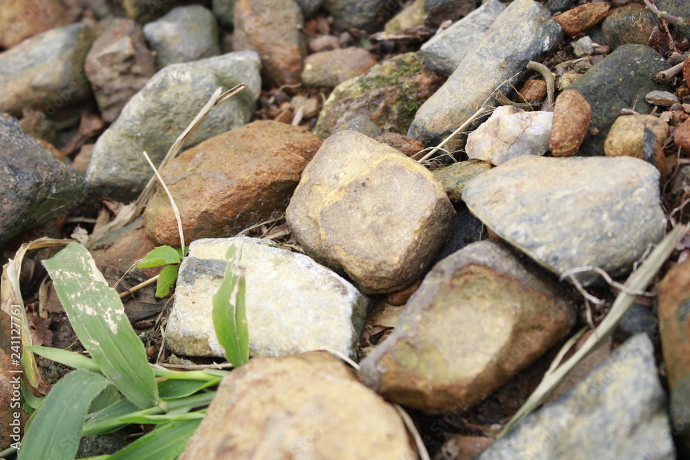 Rocks on the floor Rocks on the floor