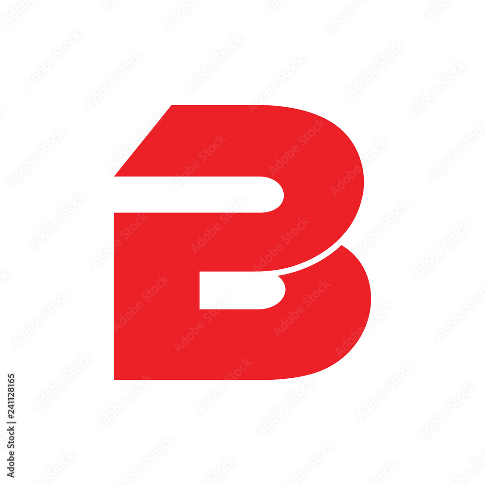 letters pb linked geometric logo vector letters pb linked geometric logo vector