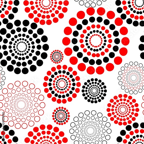 Seamless circle pattern