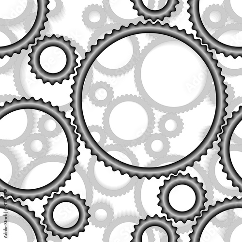 Seamless gear pattern