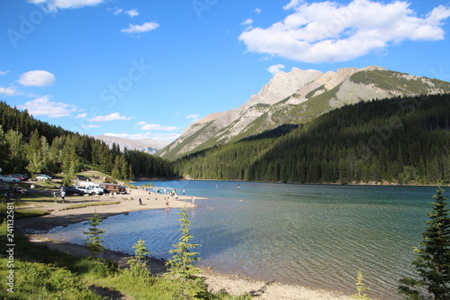 Summer At Two Jack Lake, Banff National Park, Alberta
