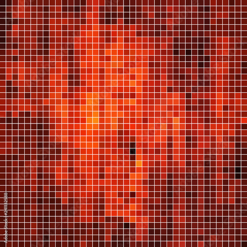 abstract vector square pixel mosaic background