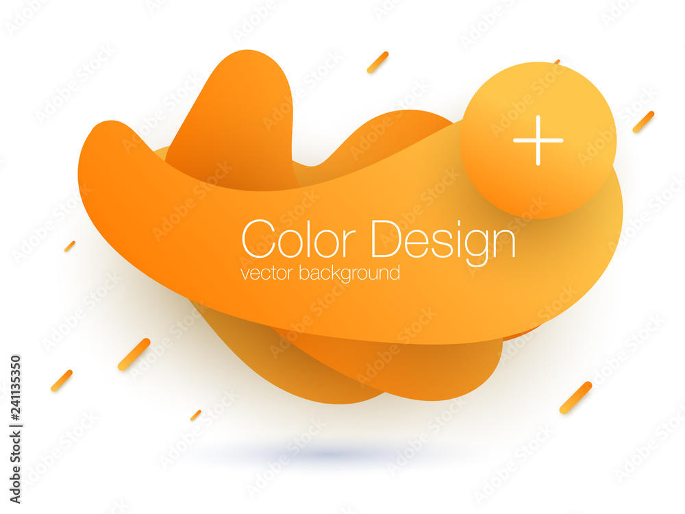 Abstract modern graphic elements. Gradient abstract banner Abstract modern graphic elements. Gradient abstract banner