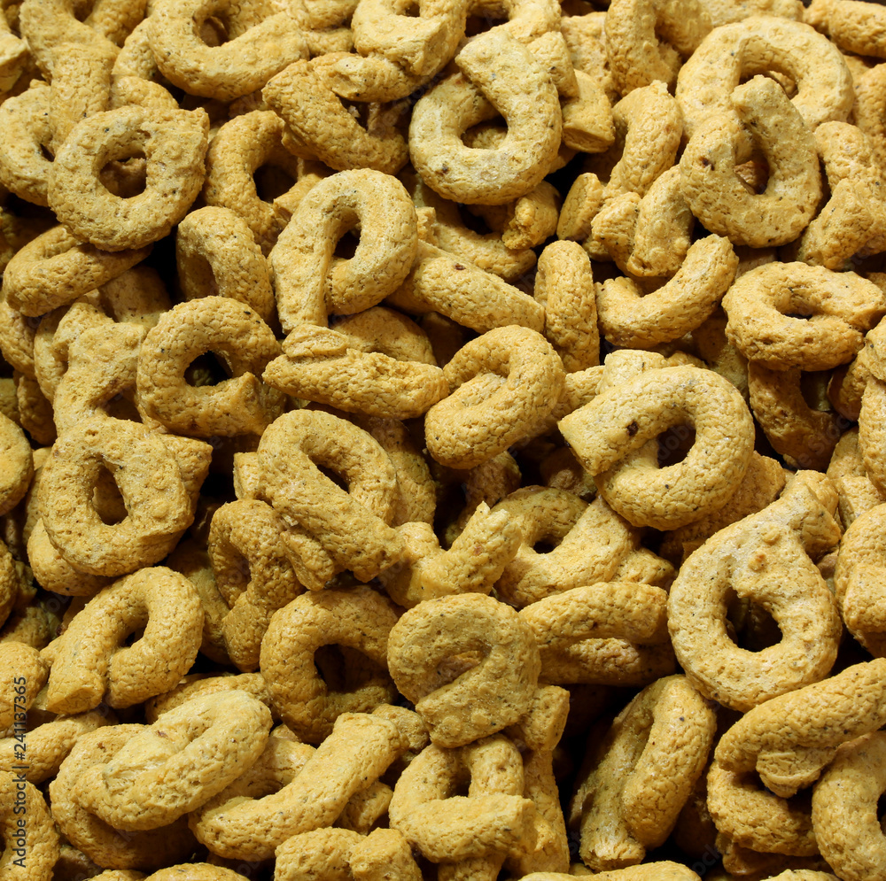 rings called Taralli or Tarallini in Italian Language rings called Taralli or Tarallini in Italian Language