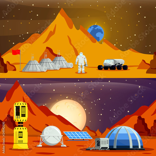 Planet Colonization Flat Compositions