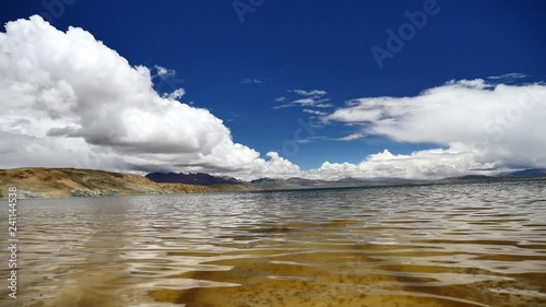 Mountain Lake Manasarovar Himalayas Tibet