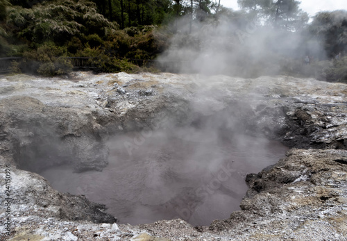 Waiotapu Thermal Wonderland boiling mud - New Zealand