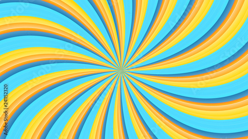 Swirling radial vortex background	