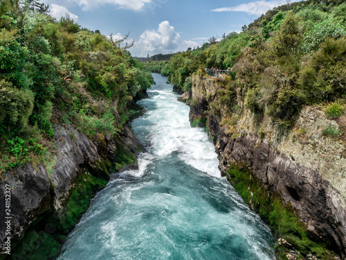 Huka Falls at Taupo, New Zealand, NZ