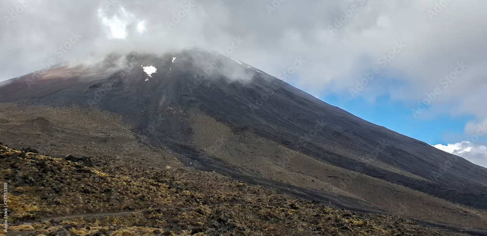The Lord of the Rings, Mount Doom movie set at Tongariro Alpine Crossing - New Zealand, NZ