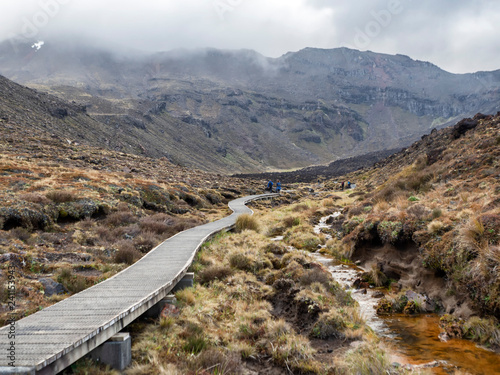 Tongariro Alpine Crossing Soda Springs, one-day hike - New Zealand, NZ photo