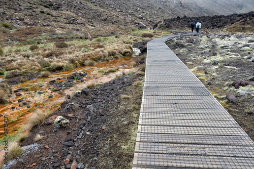 Tongariro Alpine Crossing Soda Springs, one-day hike - New Zealand, NZ photo