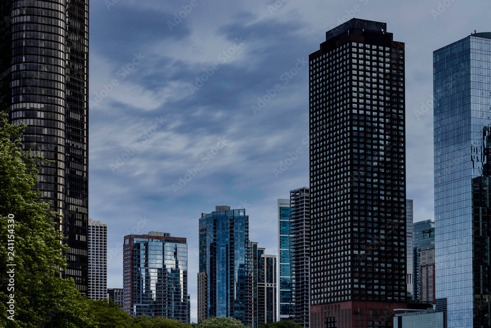 modern buildings in chicago