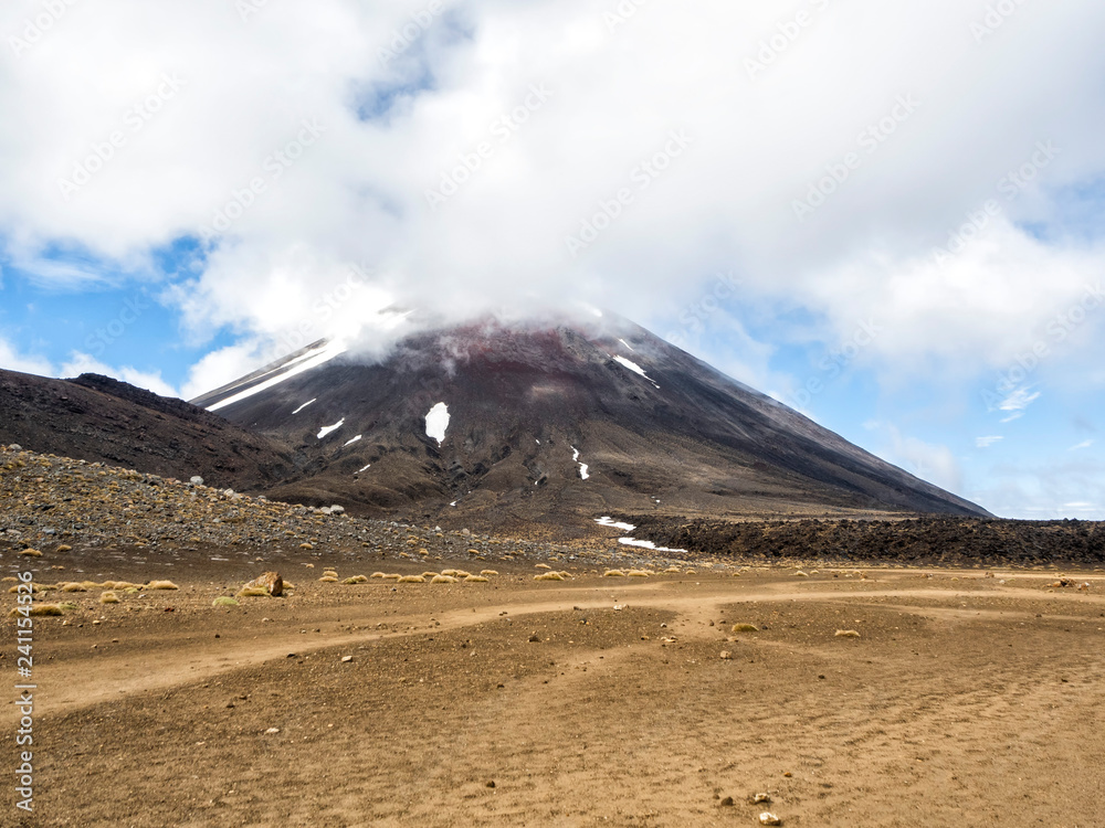 The Lord of the Rings, Mount Doom movie set at Tongariro Alpine Crossing - New Zealand, NZ The Lord of the Rings, Mount Doom movie set at Tongariro Alpine Crossing - New Zealand, NZ