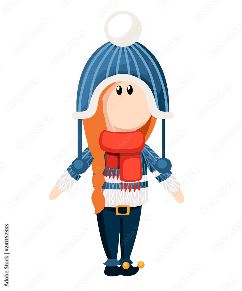Women hold paper bags. Winter sale, special discount. Web site page and mobile app design. Holidays shopping. Cartoon character design. Flat vector illustration on white background