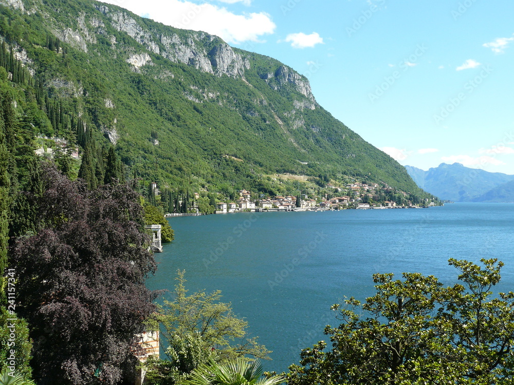 Como lake in mountains