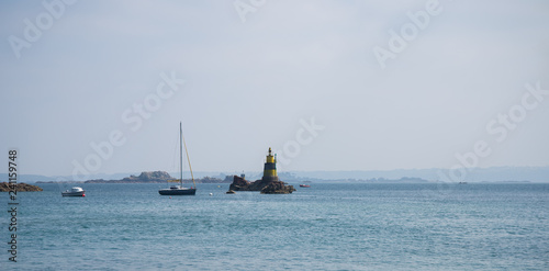 Tourelle de Men Joliguet île de Bréhat Côtes d'Armor Bretagne France photo