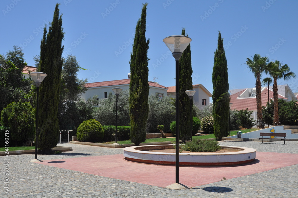 Obraz premium The beautiful Agios Athanasios Park Limassol (Cyprus)
