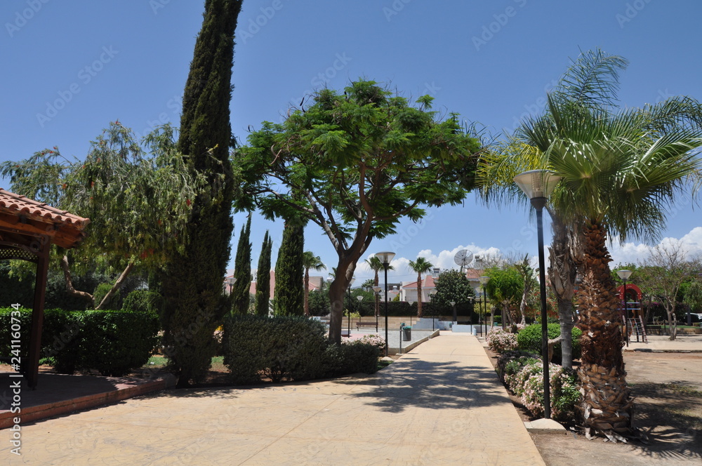 Fototapeta premium The beautiful Agios Athanasios Park Limassol (Cyprus)