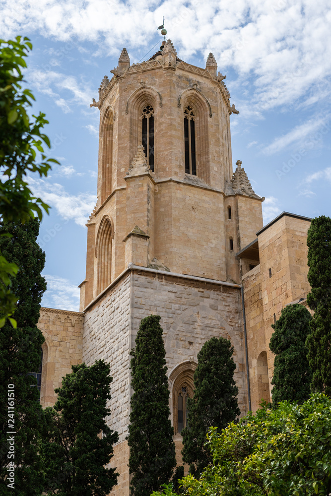 Details of the cathedral of Tarragona, Catalonia, Spain