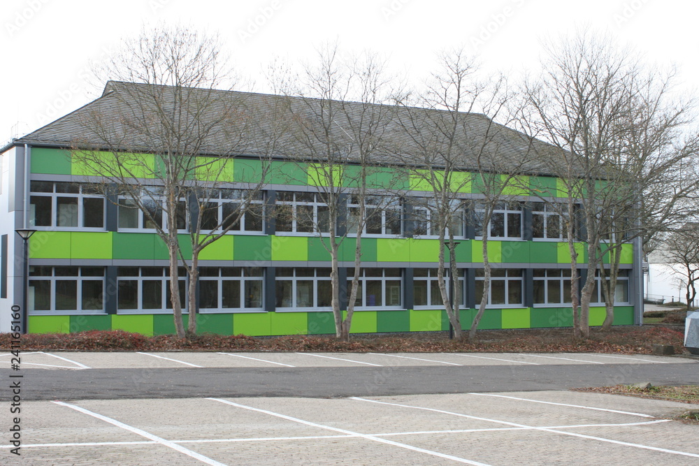 Obraz premium Schule, Schulhof