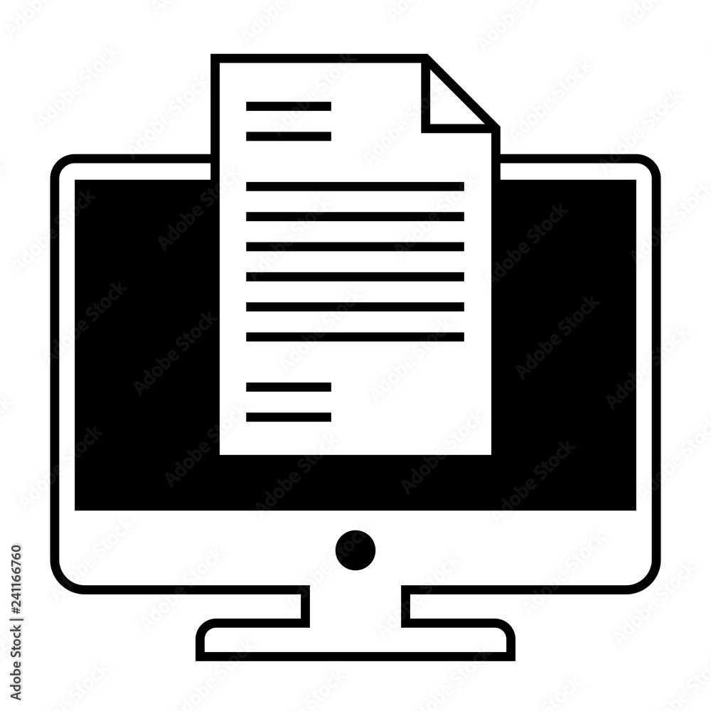 Scan digitize documents flat vector icon stock vector adobe stock
