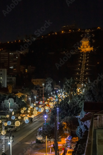 Haifa Christmas decorations
