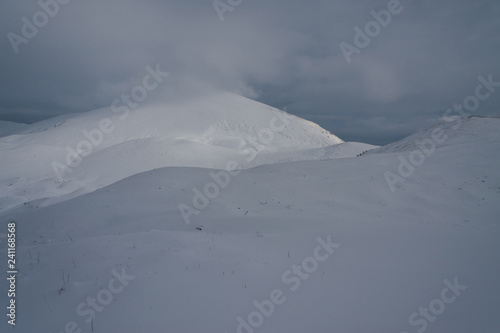 Mountain winter,  landscape storm © erainbow