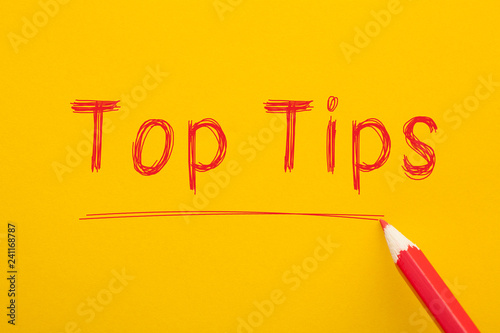 Top Tips Concept photo