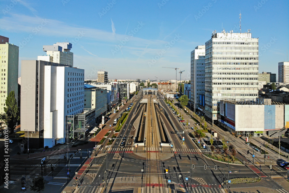 Fototapeta premium The city of Lodz, Poland