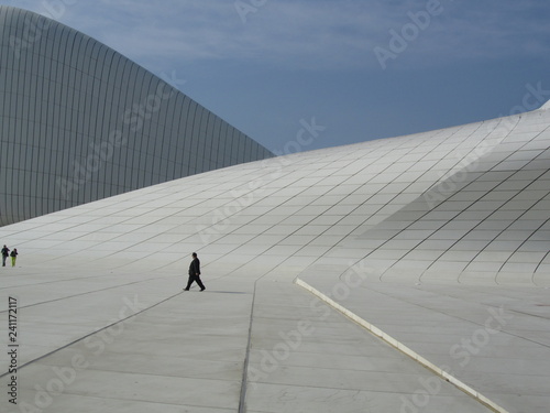 Lines and shapes. The center of G. Aliyev