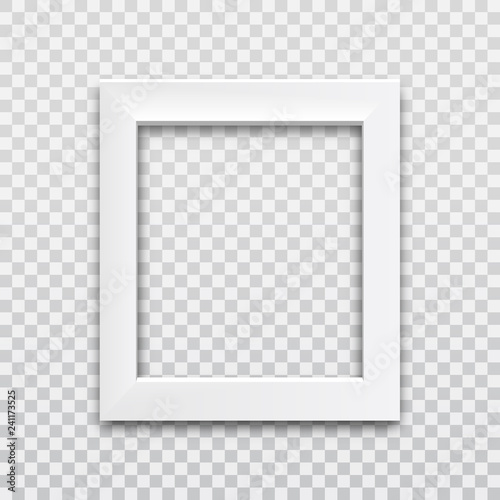Picture frame white vector