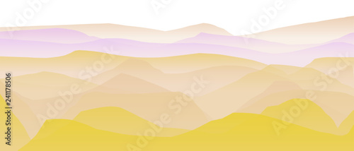 Colorful playful Abstract Vector Landscape